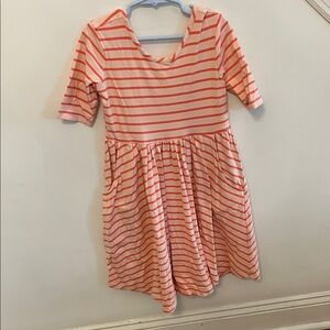 Hanna Andersson Dress with Pink Stripes